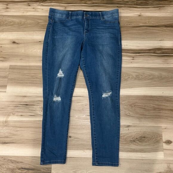 Juicy Couture Skinny Elastic Band Jeans Women’s 16 - Picture 1 of 4